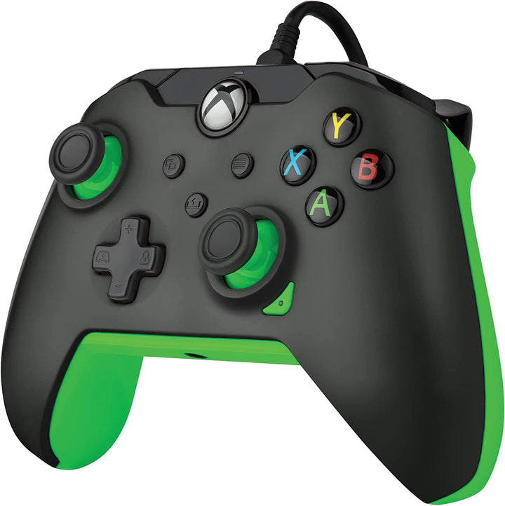 PDP Wired Controller Neon – Schwarz [1 Monat Ultimate Game Pass inklusive] (Xbox Series X / One)
