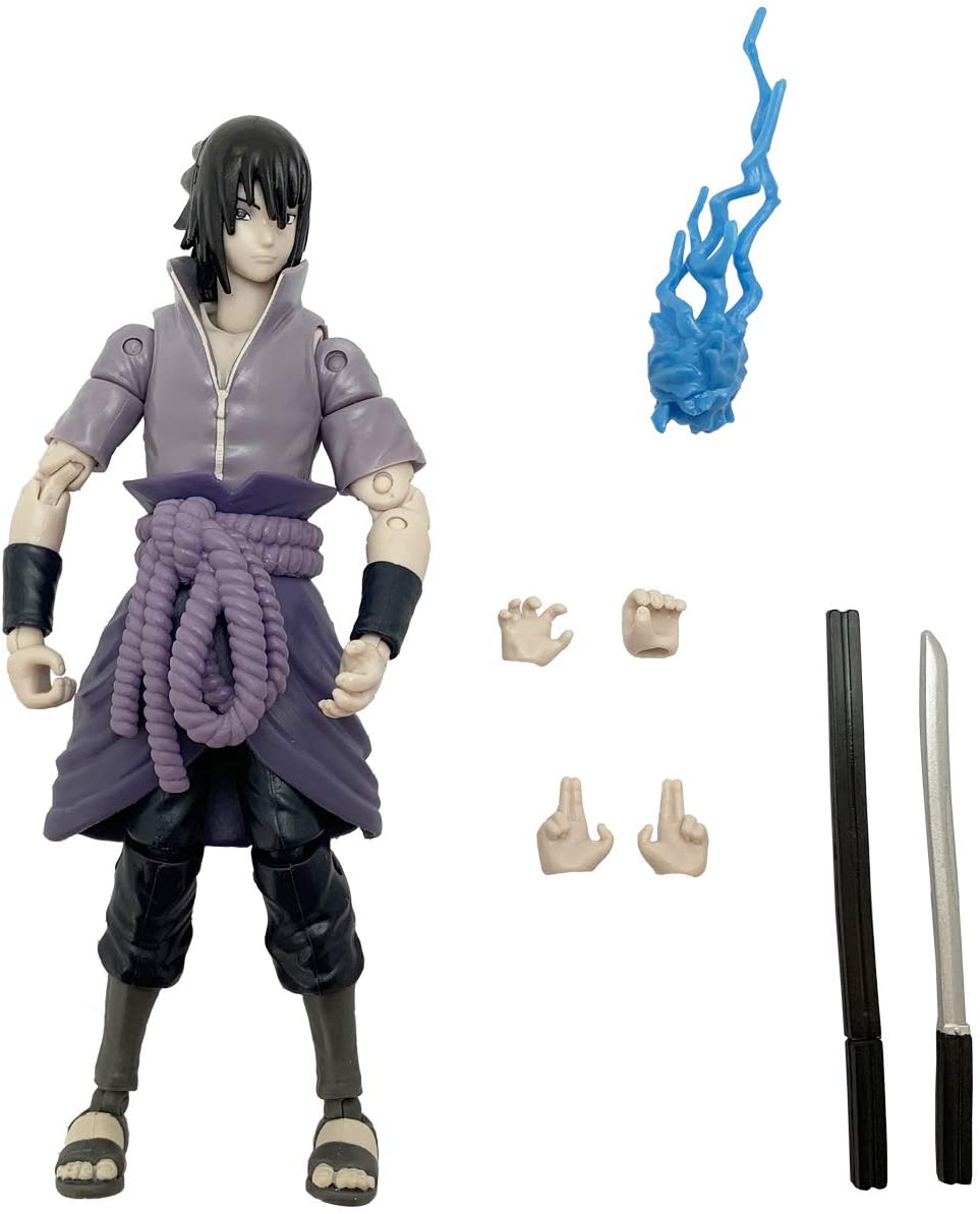 Bandai 36902 Anime Heroes-Naruto 15 cm Uchiha Sasuke-Actionfiguren