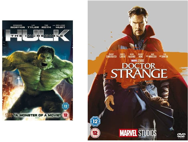 The Incredible Hulk [DVD] & Marvel's Doctor Strange [DVD] [2016]