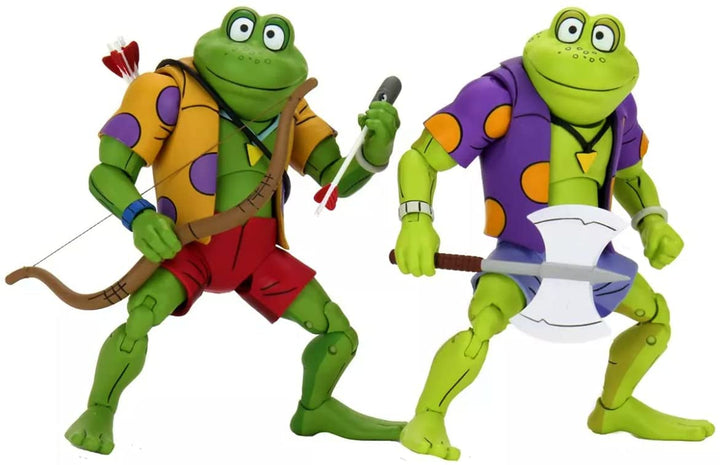 Dschingis &amp; Rasputin (TMNT) 2er-Pack Neca-Actionfiguren