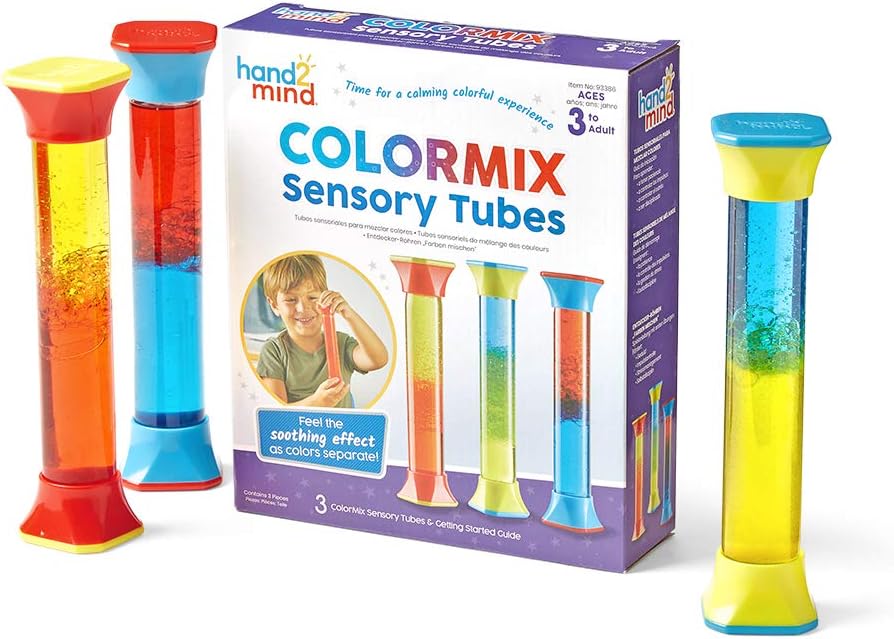 Learning Resources 93386 COLORMIX Sensory Tubes, Multicoloured