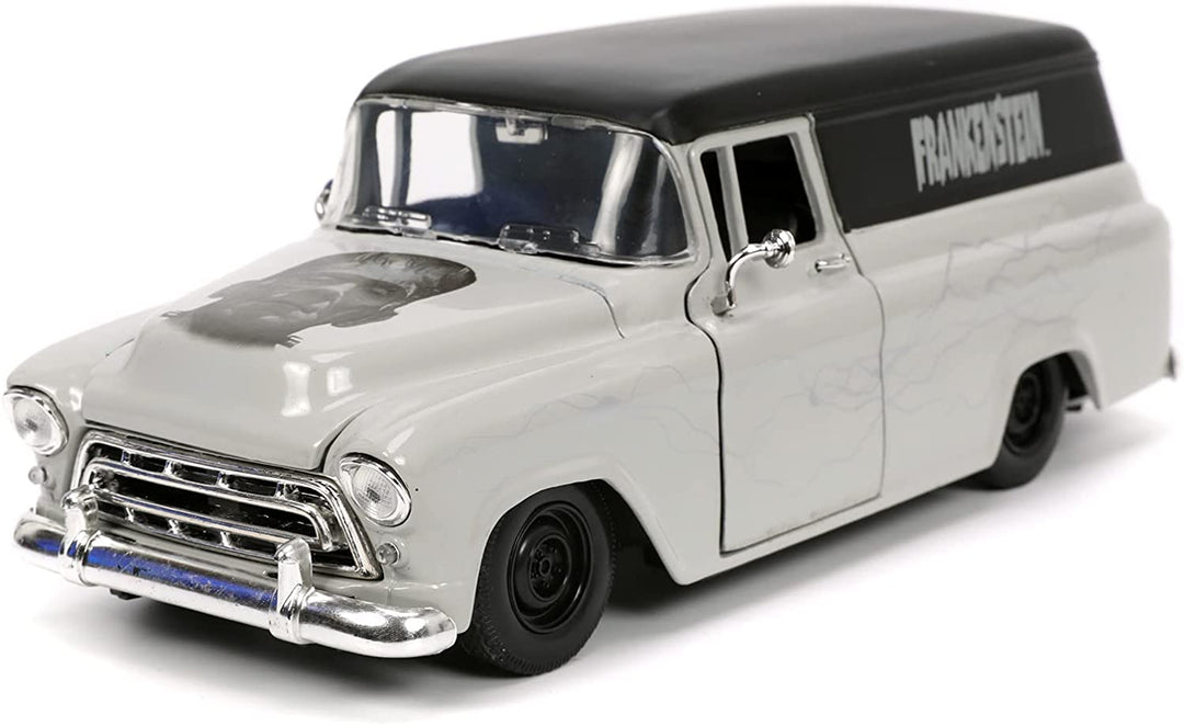 Jada Toys 253255032 Frankenstein 1957 Chevy Suburban 1:24, Gray