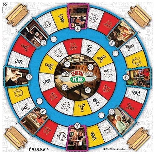 Friends Trivia Race To Central Perk Board Game