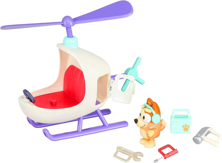 Bluey 17560 Vehicle & Figure BINGO'S Helicopter,Small