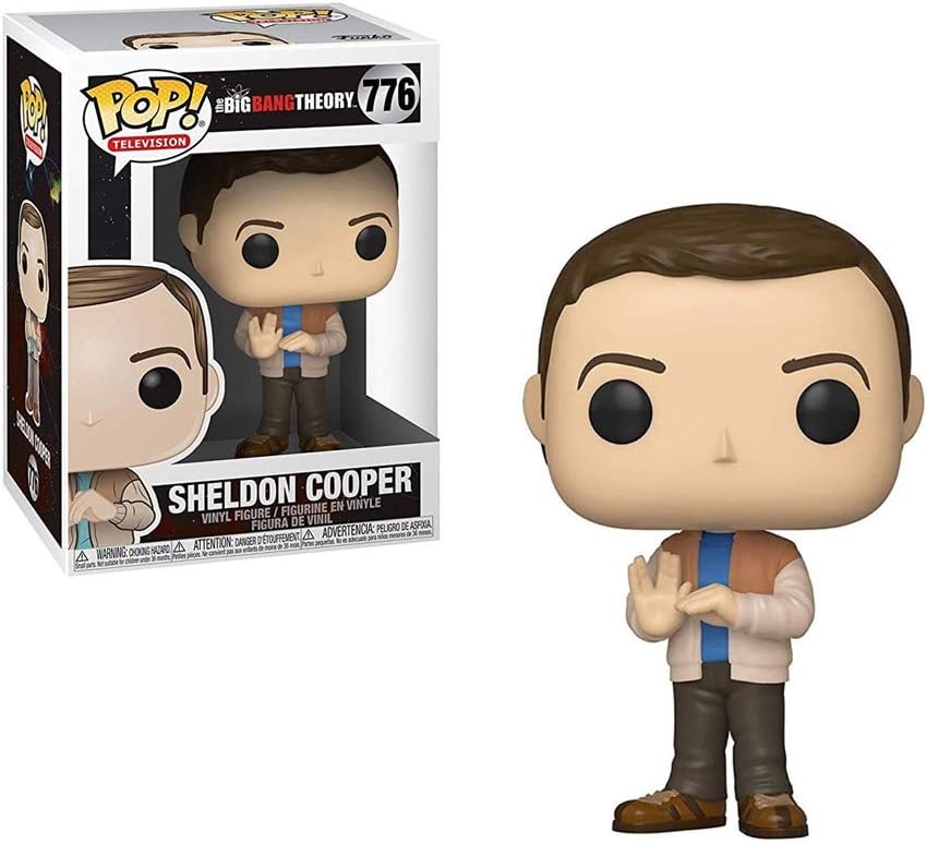 Funko 38580 POP TV: Big Bang Theory-Sheldon Collectible Figure, Multicolor