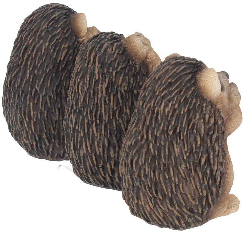 Nemesis Now Three Wise Hedgehogs Figurine 9cm Brown