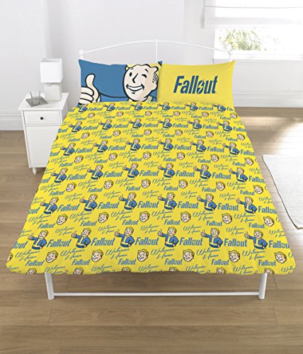 FALLOUT Duvet Set, POLYCOTTON, Multi-Colour, DOUBLE