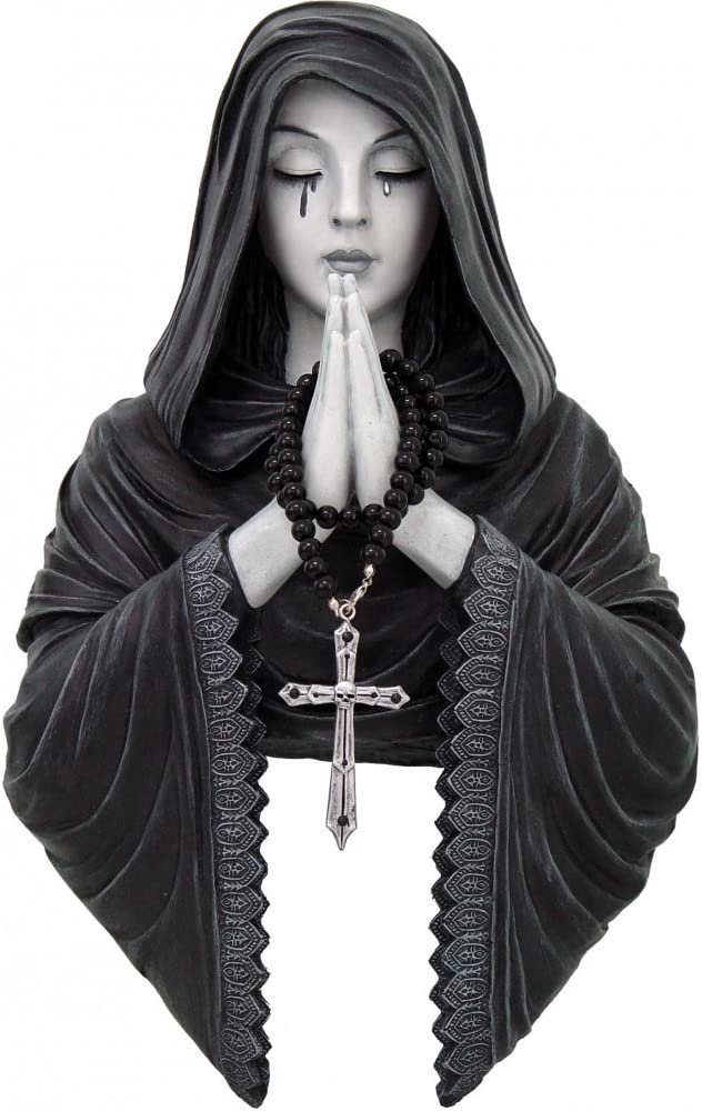 Nemesis Now Gothic Prayer Wall Plaque 39cm Black, Polyresin