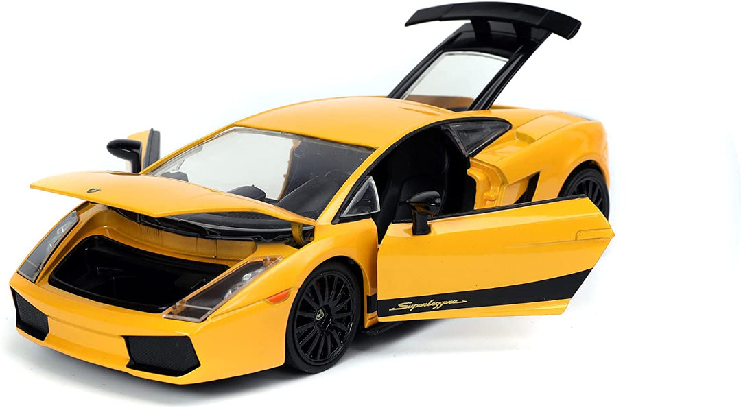 Jada 253203067 Fast & Furious Lamborghini Gallardo 1:24 Scale DIE-CAST Replica CAR, Yellow