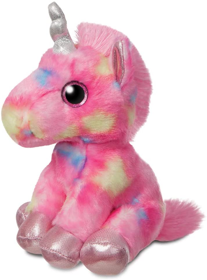 AURORA, 60866, Sparkle Tales, Regenbogen-Einhorn, 7 Zoll, Stofftier, Rosa