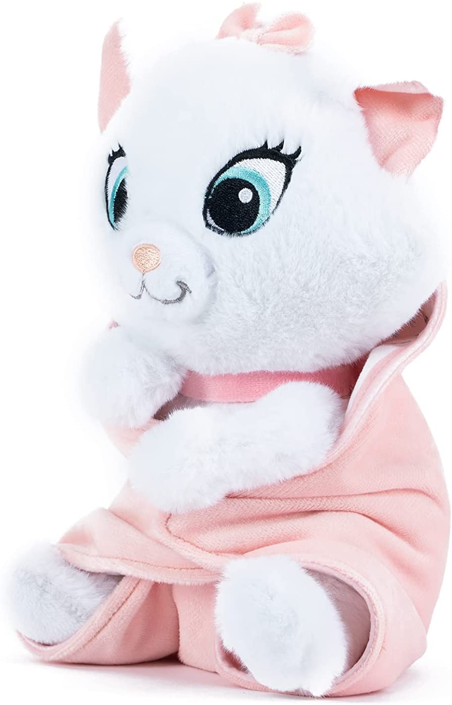 Simba, Aristogatos Toys-Marie Plush Toy with Blanket 25 cm, Suitable for All Age