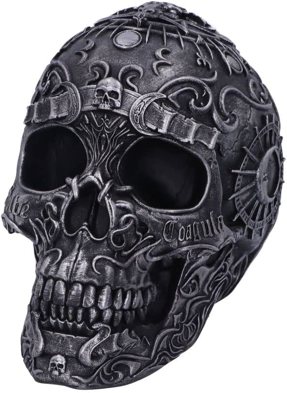 Nemesis Now Baphomet's Worship Skull, Grey, 19.5cm