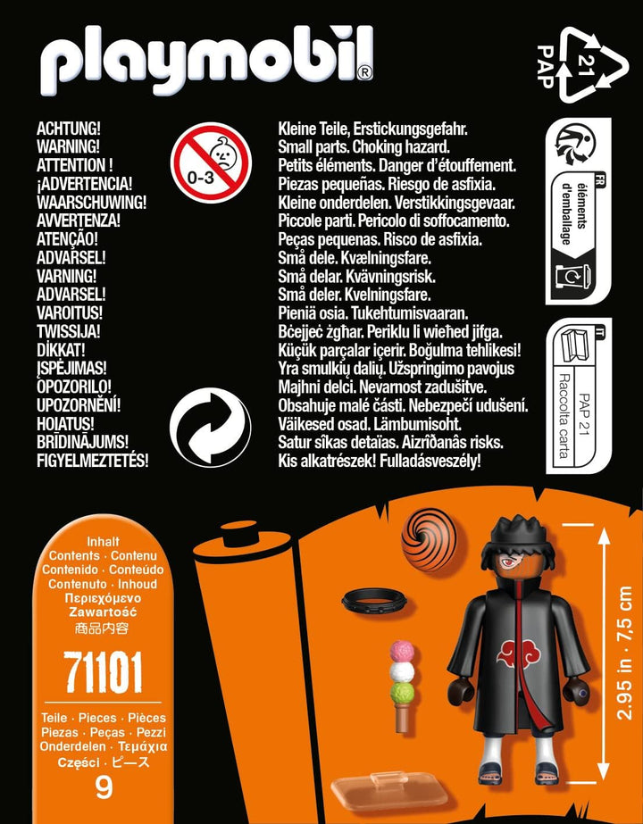 Playmobil 71101 Naruto: Tobi Figure Set, Naruto Shippuden anime collectors Figure