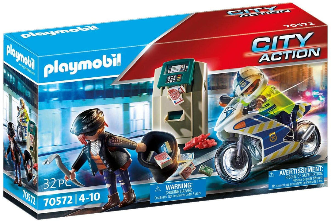Playmobil 70572 City Action Police - Chasse au voleur de banque