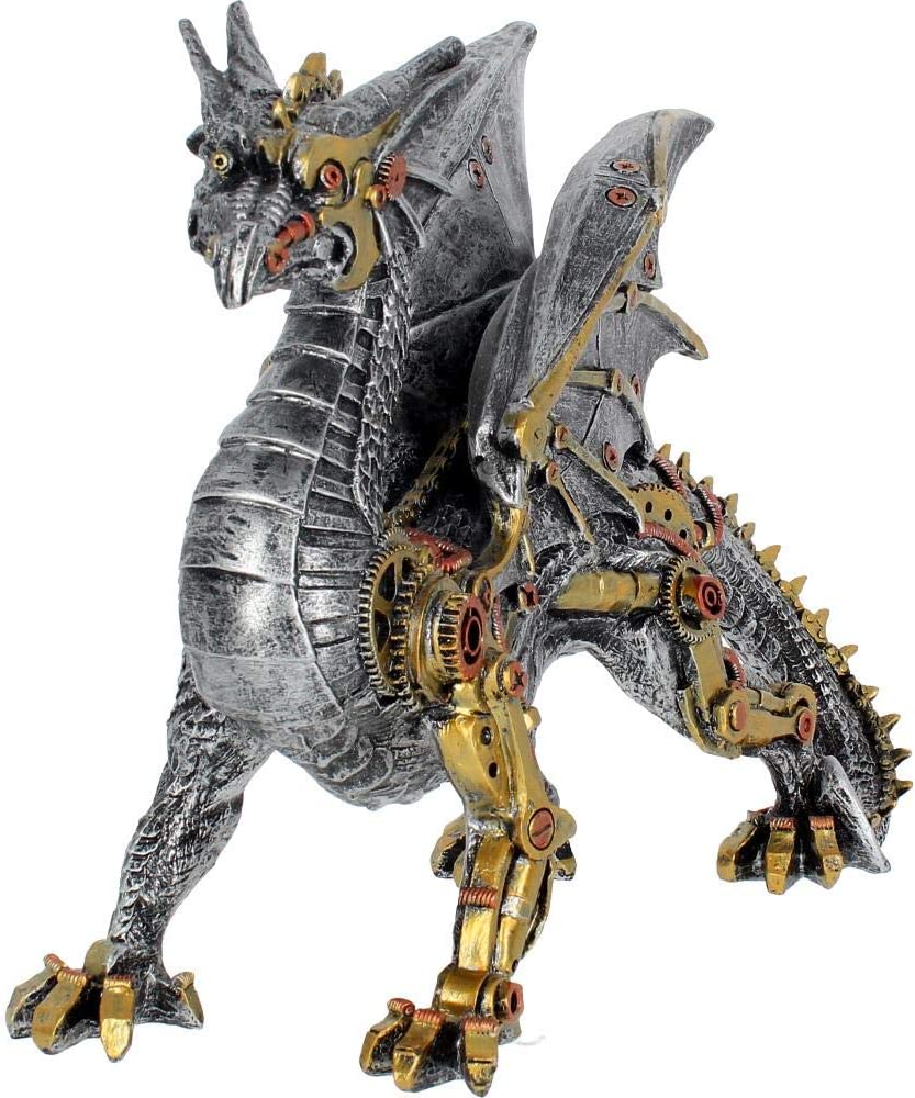 Nemesis Now Dracus Machina Figurine 29cm Silver