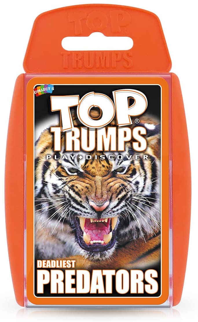 Deadliest Predators Top Trumps Card Game