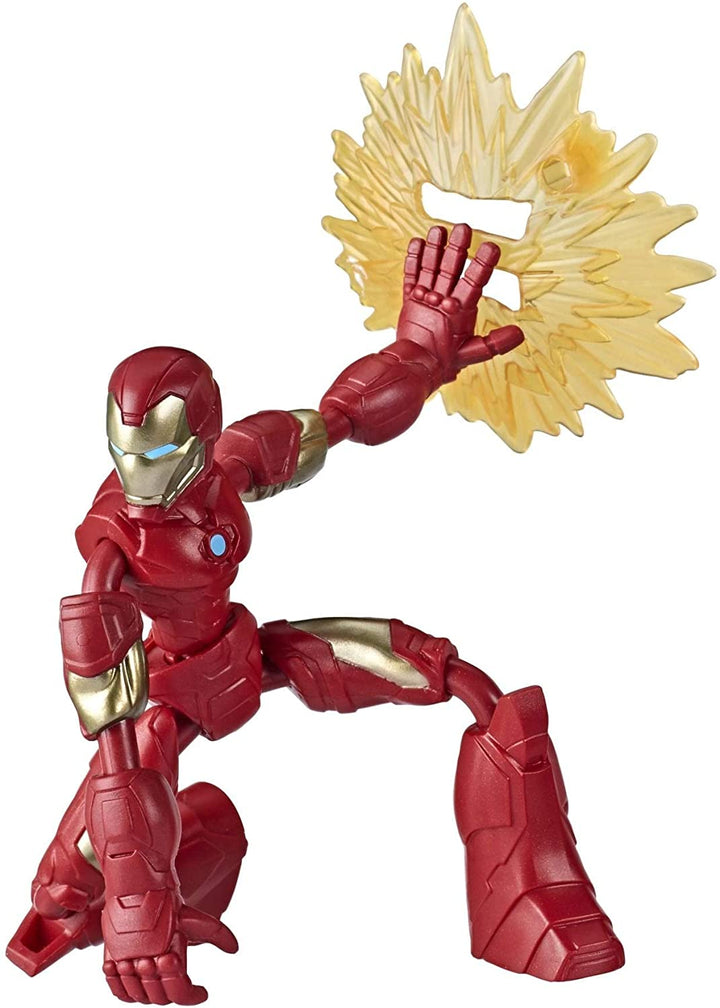 Marvel E7870 Avengers Bend and Flex Action 6-Zoll flexible Iron Man Figur