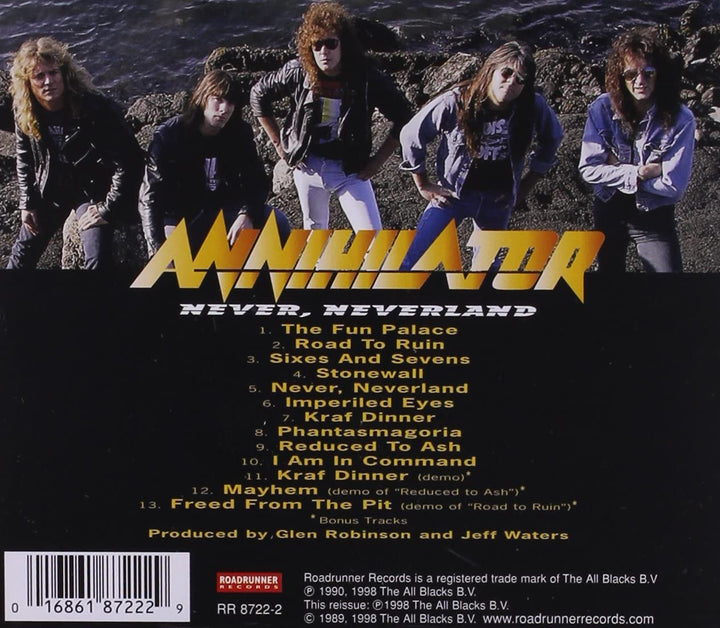 Annihilator - Never, Neverland [Audio CD]