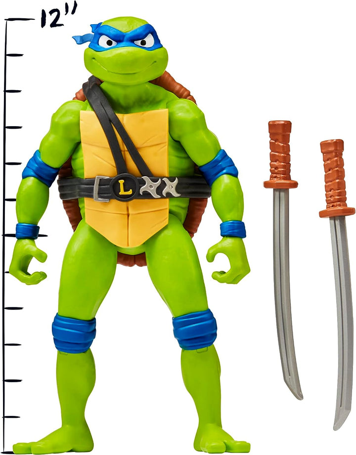 Teenage Mutant Ninja Turtles 83401CO Mutant Mayhem Giant Leonardo 12-Inch Action Figure