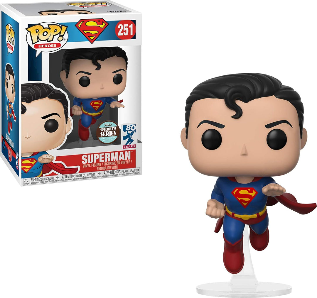 Exklusive Sonderserie „Flying Superman 80th Anniversary“ von Funko POP
