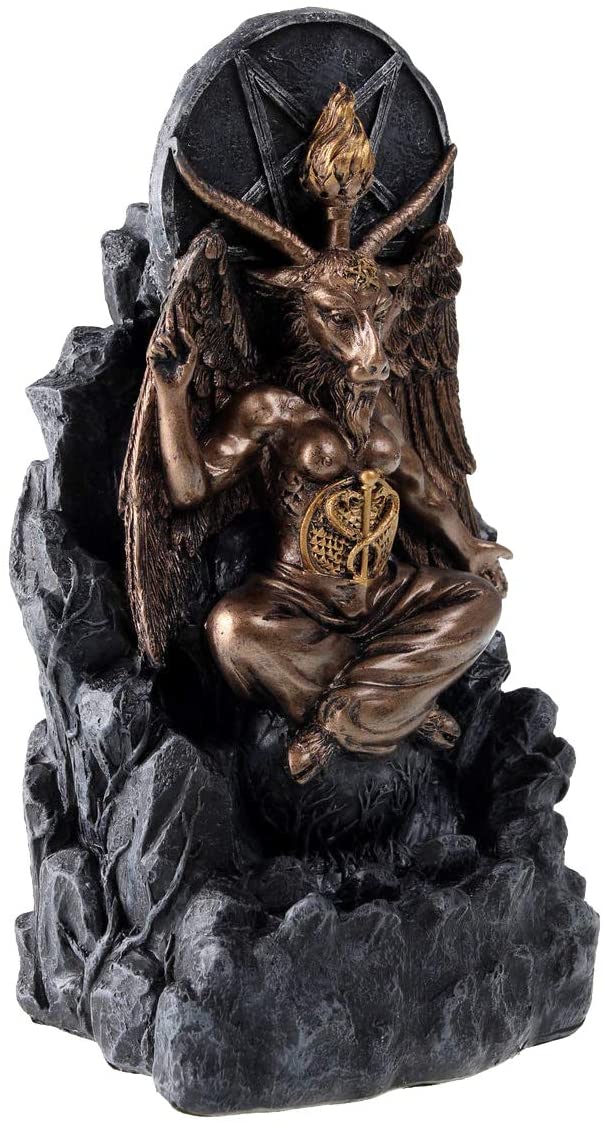 Nemesis Now Baphomet Backflow Incense Burner 24cm Bronze