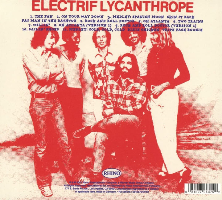 Electrif Lycanthrope: Live at Ultra-Sonic Studios, 1974 [Audio CD]