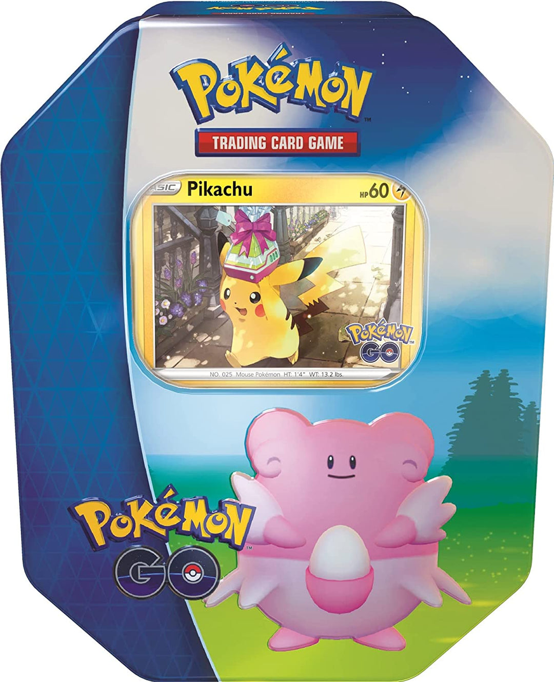 Pokémon TCG: Pokémon GO Tin – Random Design (Pikachu, Snorlax, or Blissey)