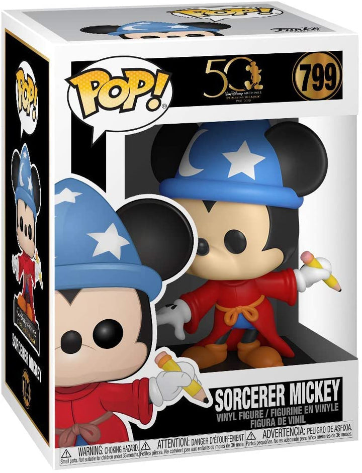 50 Walt Disney Archives präsentieren den magischen Zauberer Mickey Funko 49891 Pop! Vinyl #799