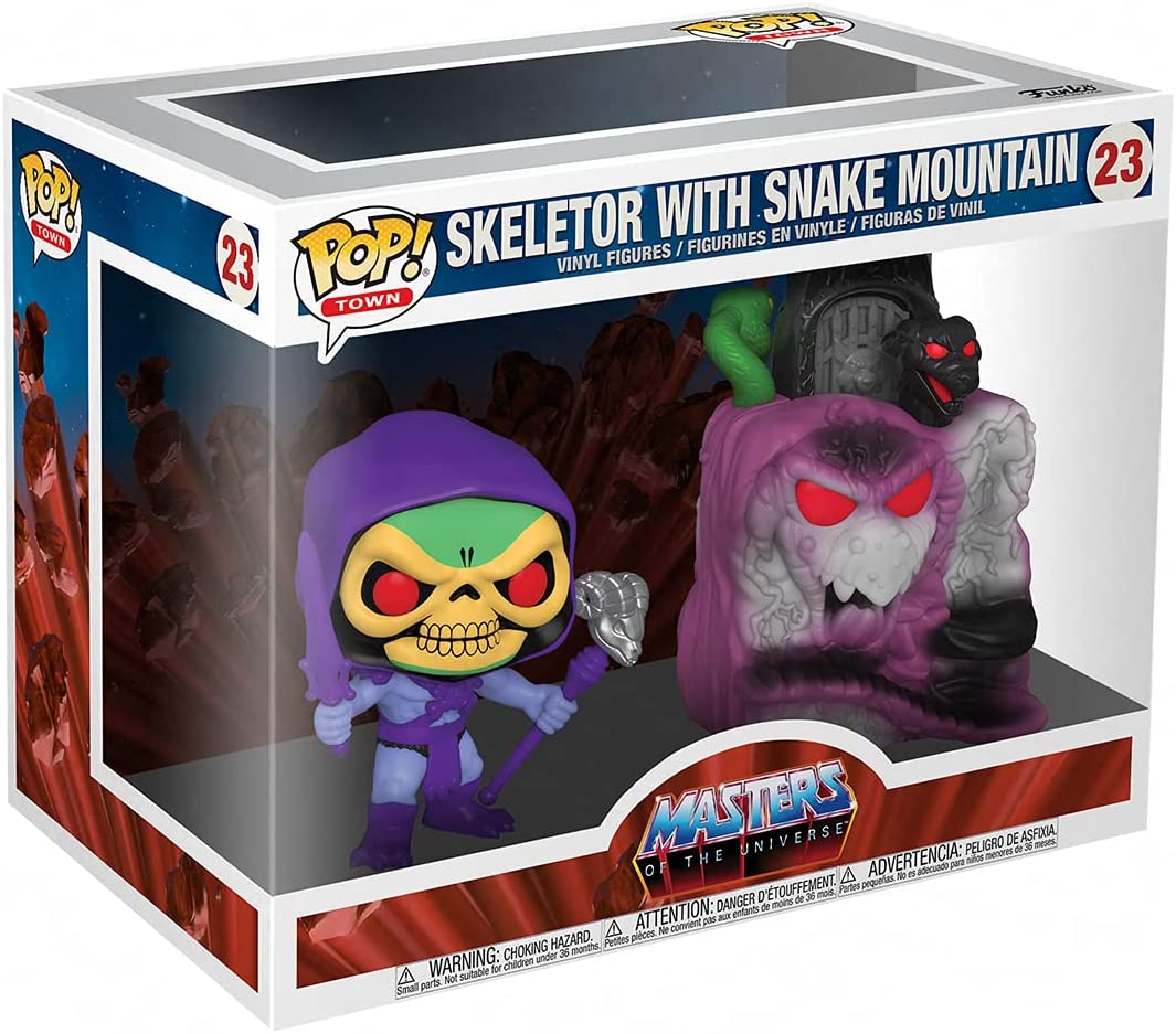 Masters Of The Universe Skeletor Avec Snake Mountain Funko 51469 Pop! Vinyle #23