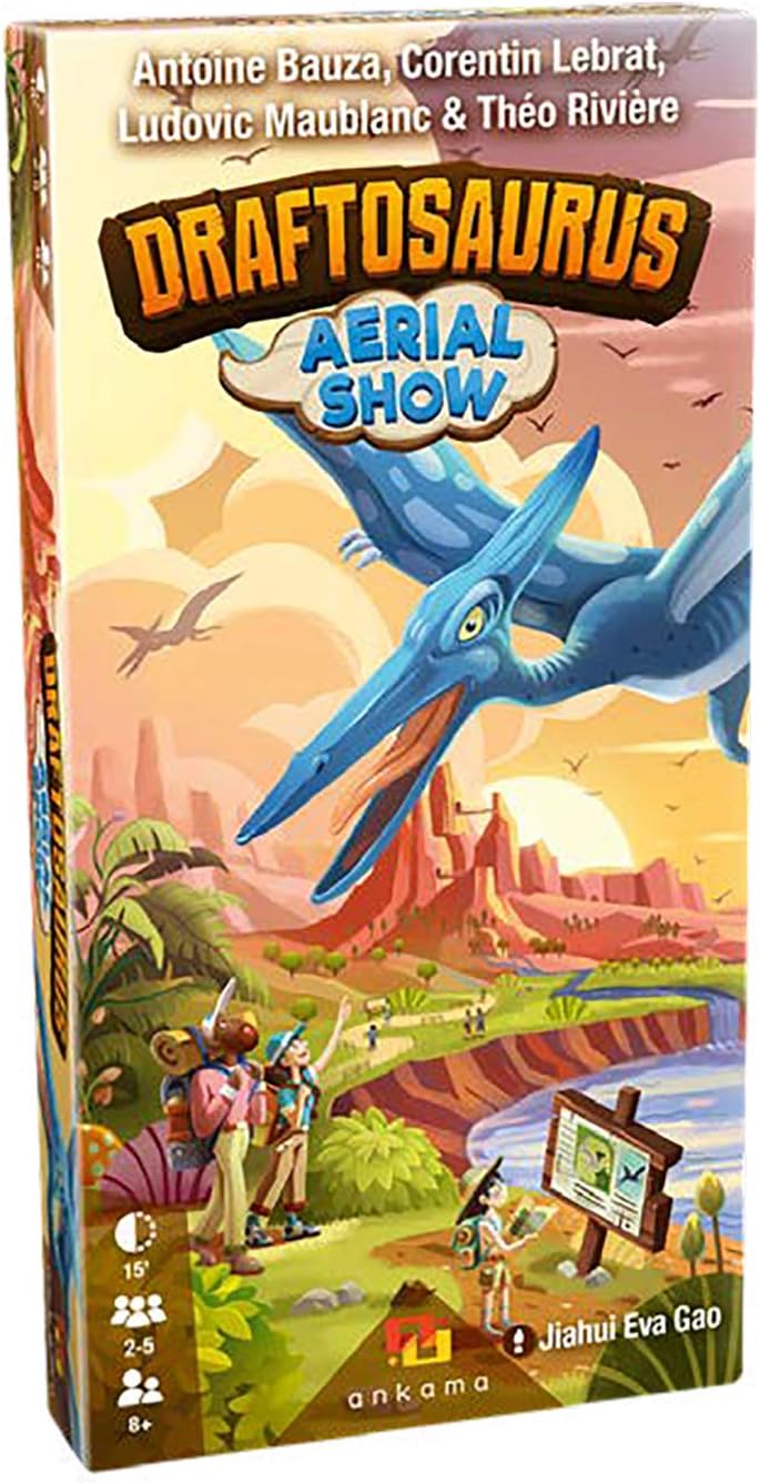 Ankama Draftosaurus: Aerial Show - Add New Dino-meeples to Your Park