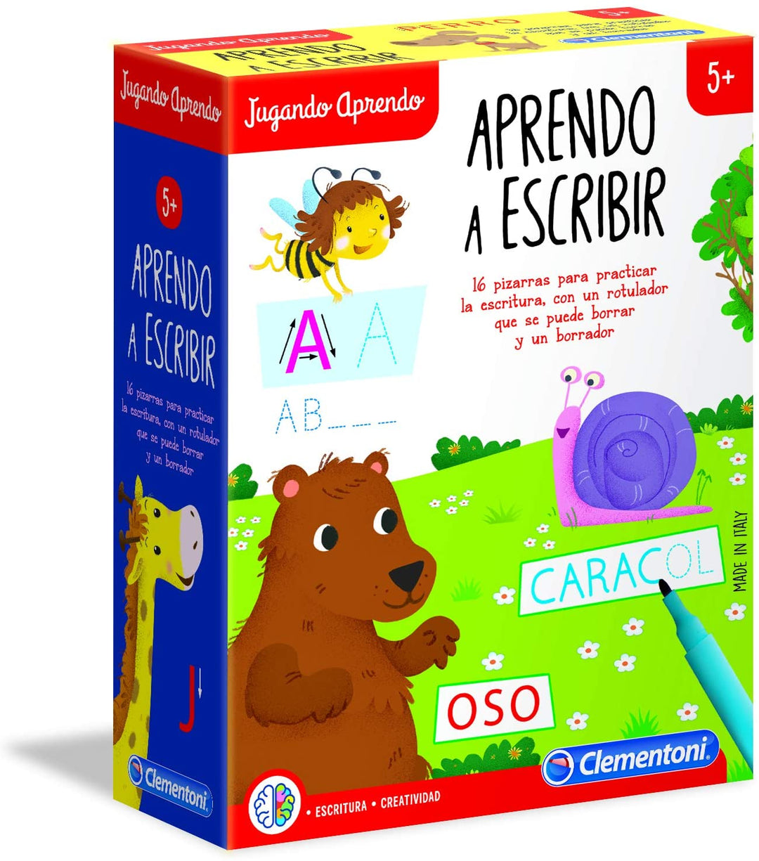 Clementoni 55308 Aprendo a escribir Game, Multicoloured