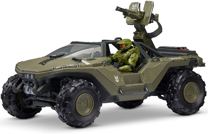 Halo HLW0016 4""World Deluxe Warthog and Master Chief