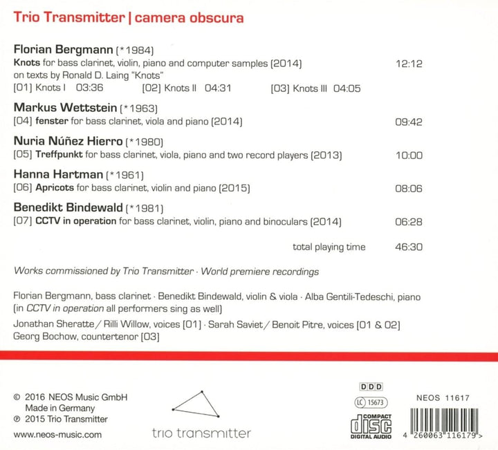 Trio Transmitter | Camera Obscura [Audio CD]