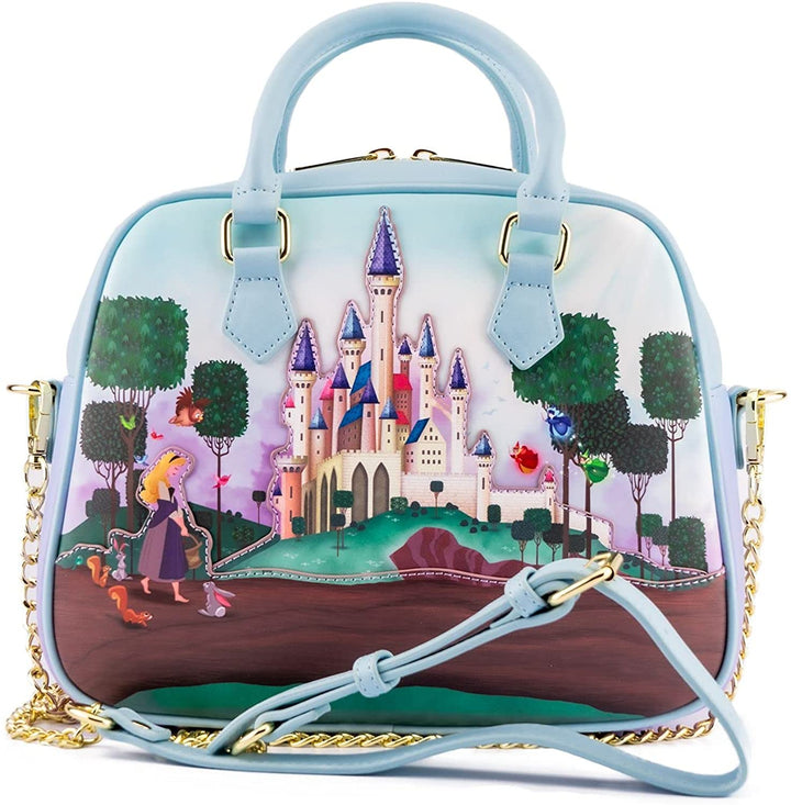 Loungefly Sleeping Beauty Castle Crossbody Handbag