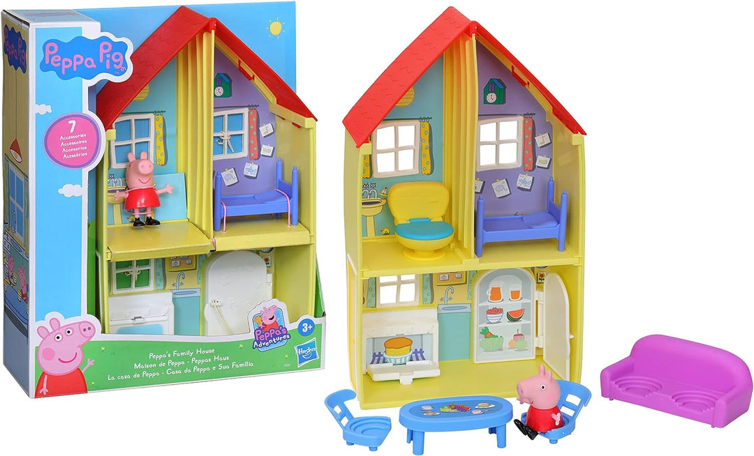 Peppa Pig F2167 Adventures Peppa’s Family House Playset Preschool Toy