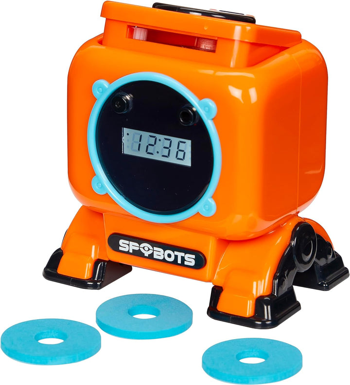 Spybots Clockbot Disc-Shooting Robot Alarm Clock