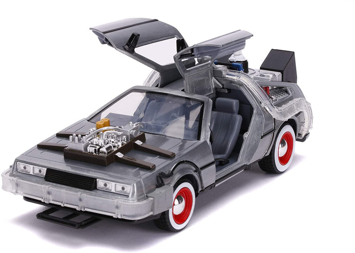Jada Toys 253255027 Zurück in die Zukunft 3 1:24 Zeitmaschinenfahrzeug, Multi