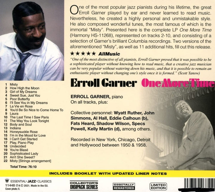 Erroll Garner - One More Time [Audio CD]