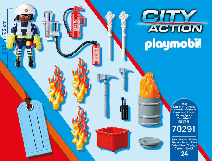 Playmobil 70291 Coffret Cadeau Pompier