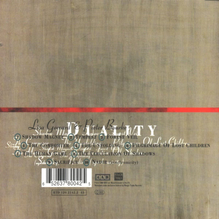 Duality - Pieter Bourke Lisa Gerrard [Audio CD]