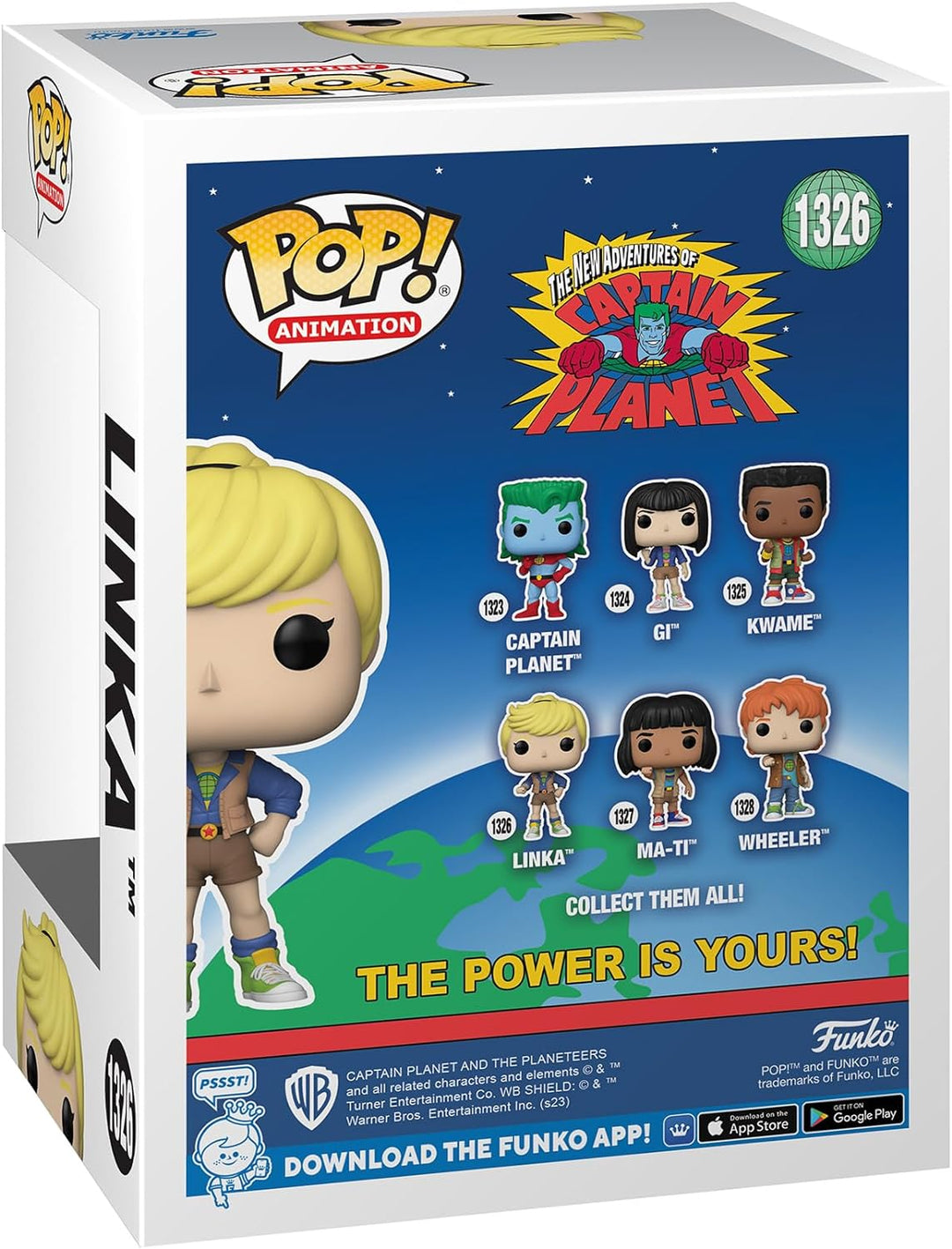 Animation: Captain Planet und die Planeteers – Linka Funko 72558 Pop! Vinyl Nr. 1326