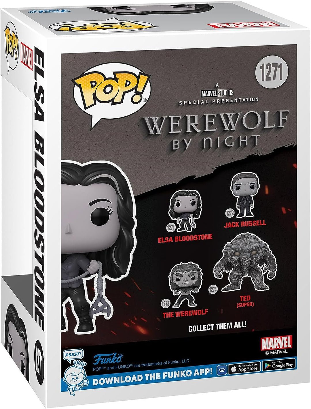 Funko POP! Marvel: Werwolf bei Nacht – Elsa Bloodstone mit Ravensclaw – Werwolf