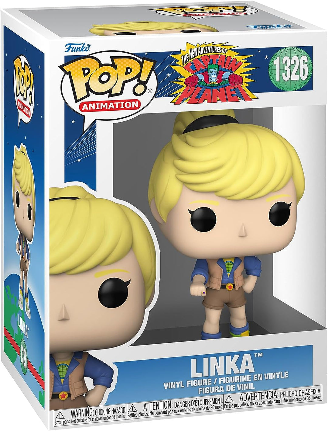 Animation: Captain Planet und die Planeteers – Linka Funko 72558 Pop! Vinyl Nr. 1326