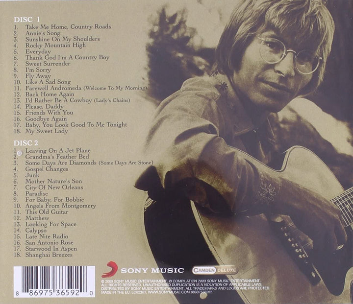 Sunshine On My Shoulders: The Best Of John Denver - John Denver [Audio CD]