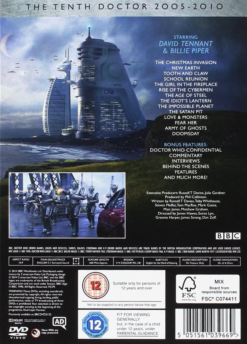 Doctor Who – Serie 2 – Science-Fiction [DVD]
