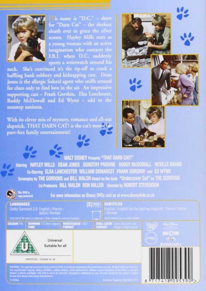 That Darn Cat – Komödie (1965) [DVD]