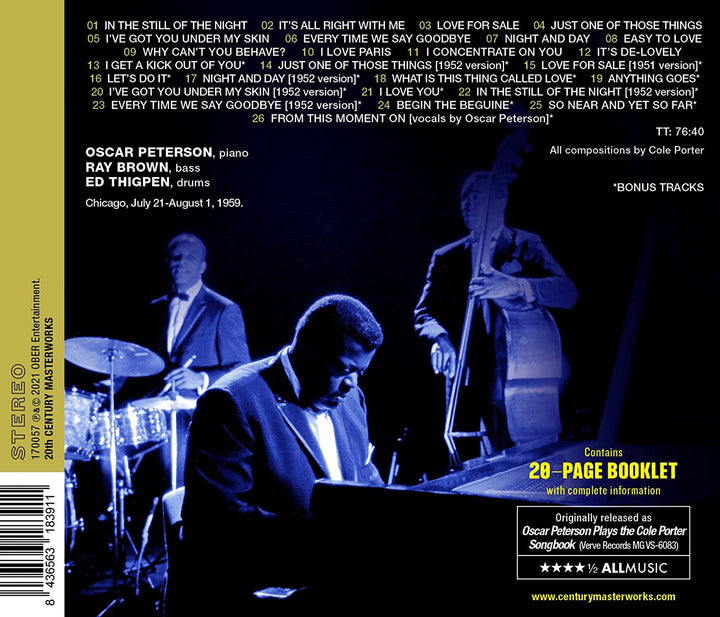 Oscar Peterson - Plays The Cole Porter Songbook [Audio CD]