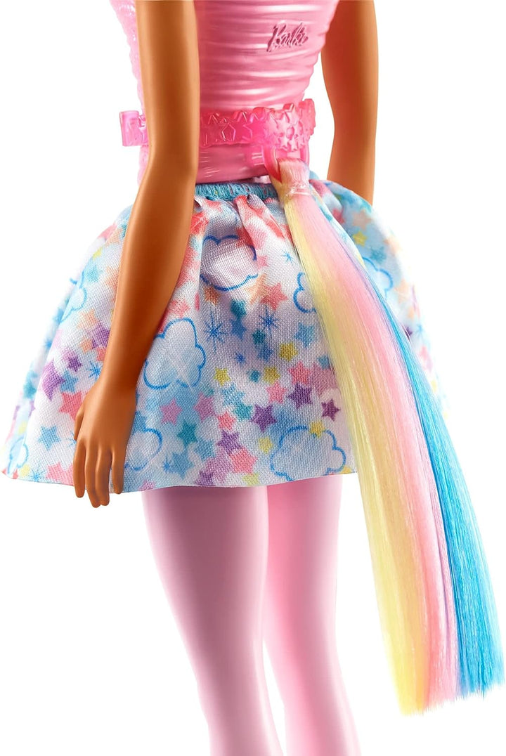 Barbie Dreamtopia Unicorn Doll (Blue & Pink Hair), With Skirt, Removable Unicorn Tail & Headband