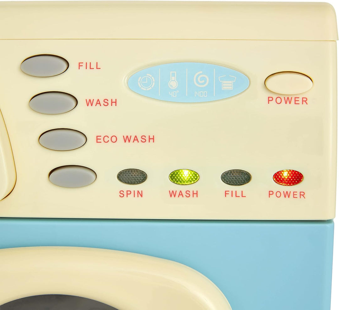 Casdon 47650 Electronic Washer Realistic Toy Washing Machine for Children Aged 3