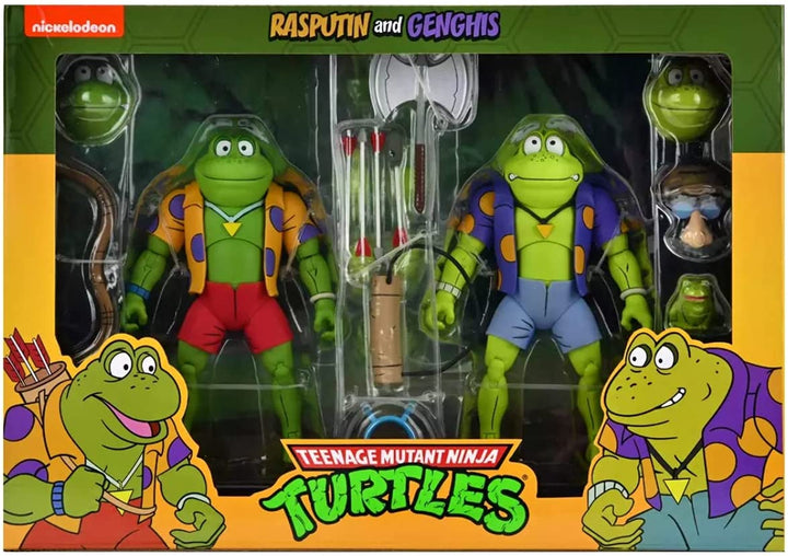 Dschingis &amp; Rasputin (TMNT) 2er-Pack Neca-Actionfiguren